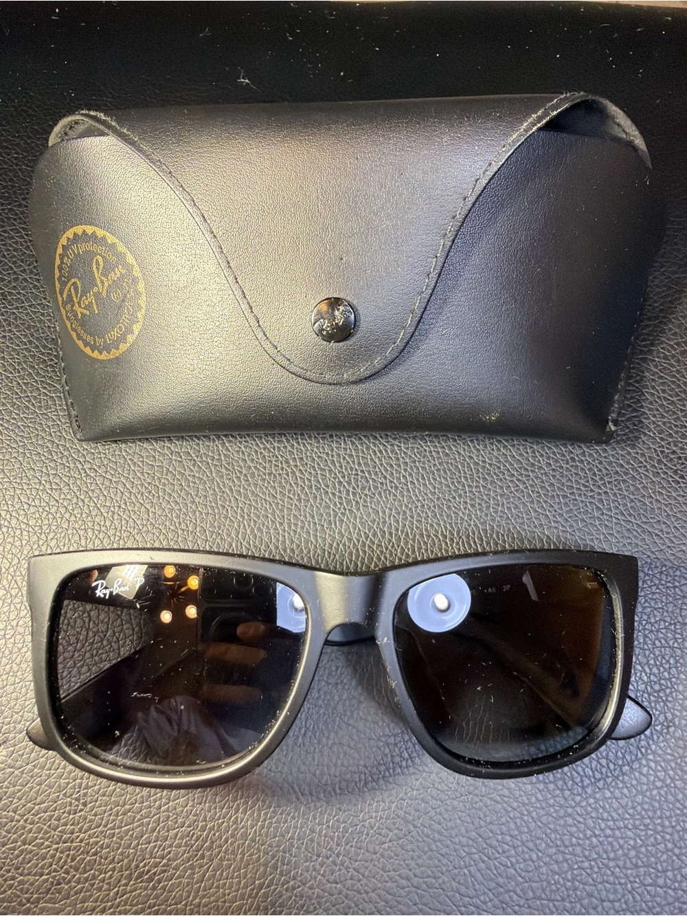 Ray-Ban RB4165 Justin Classic Men's Grey Polarized Sunglasses 54mm used